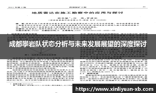 成都攀岩队状态分析与未来发展展望的深度探讨
