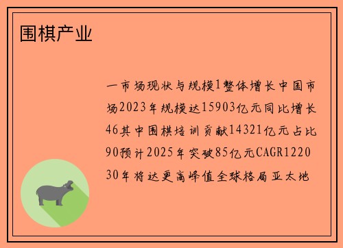 围棋产业